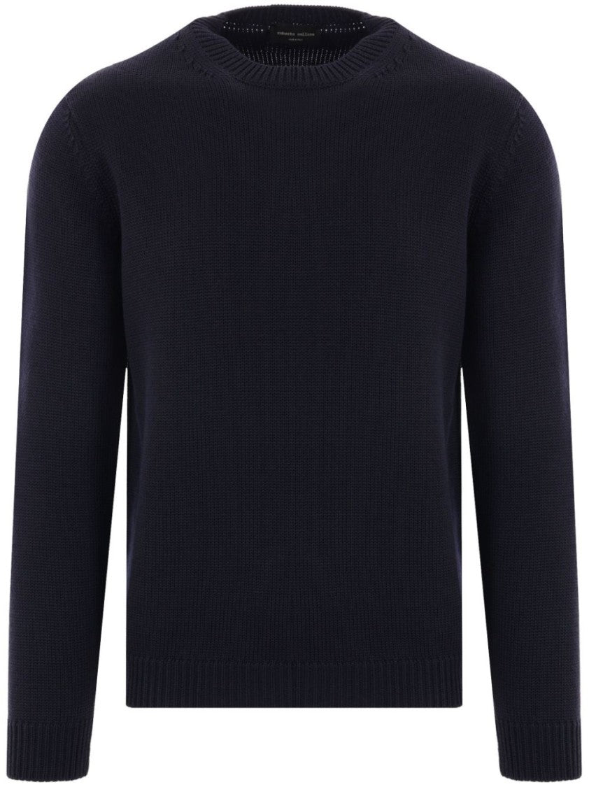 Roberto Collina Merino Wool Crew Neck Sweater