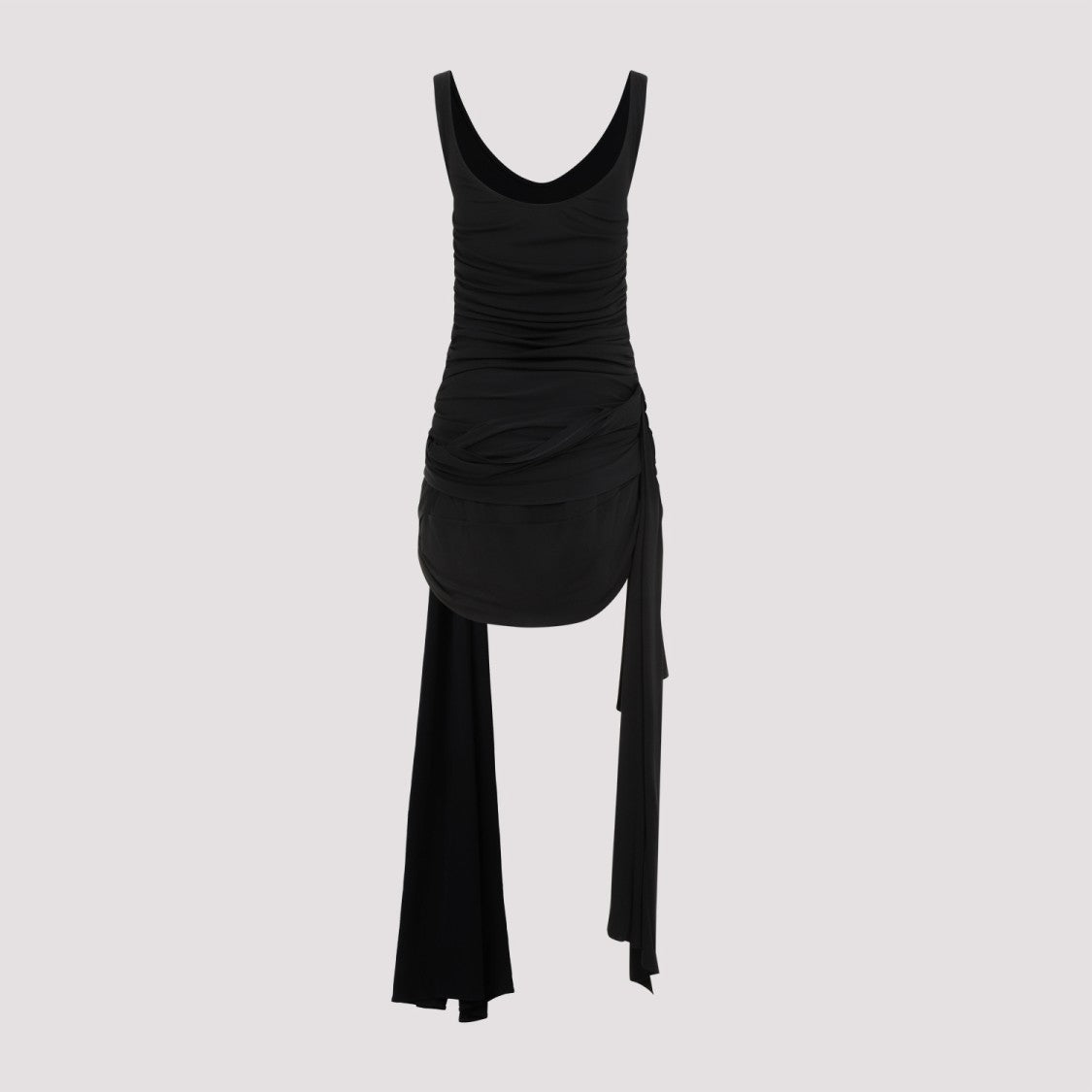 Mugler Round Neck Mini Dress