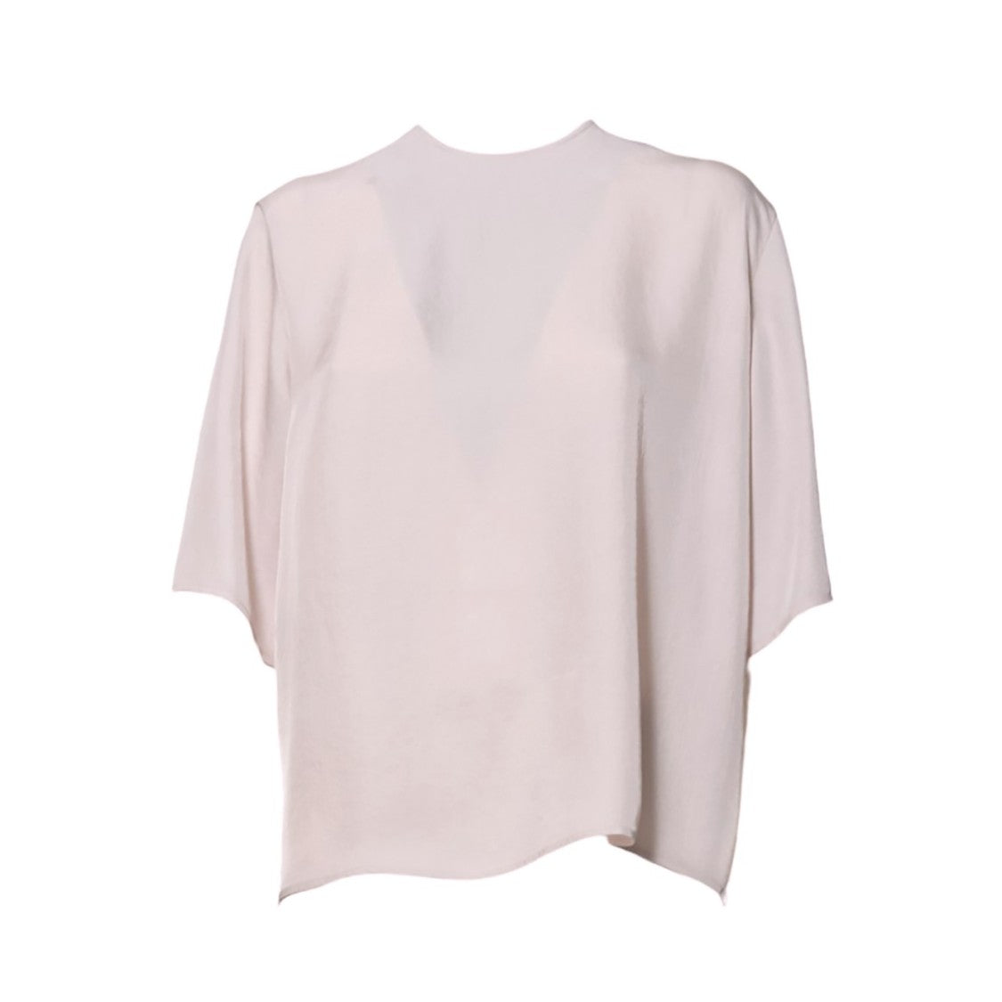 Covert High-Neck Top With Dramatic Scoop Back And Ties