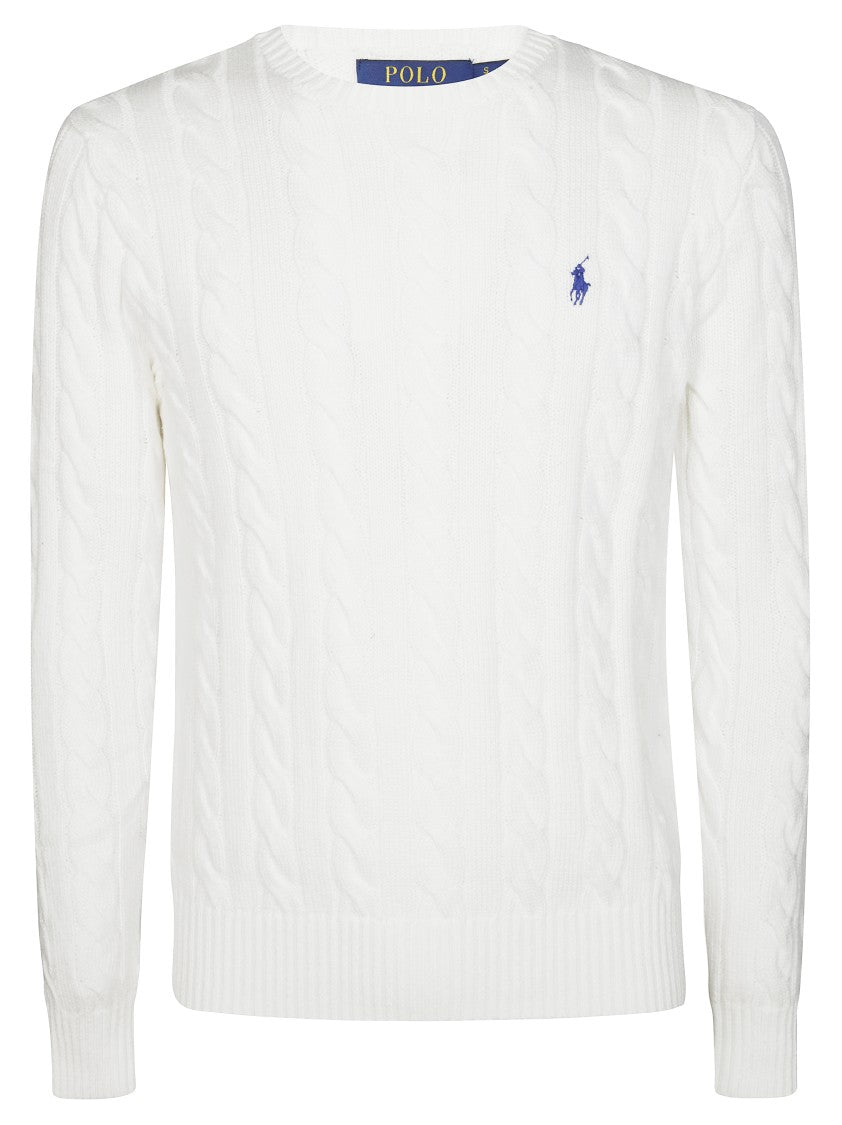 Polo Ralph Lauren Cable-Knit Sweater With Round Neckline