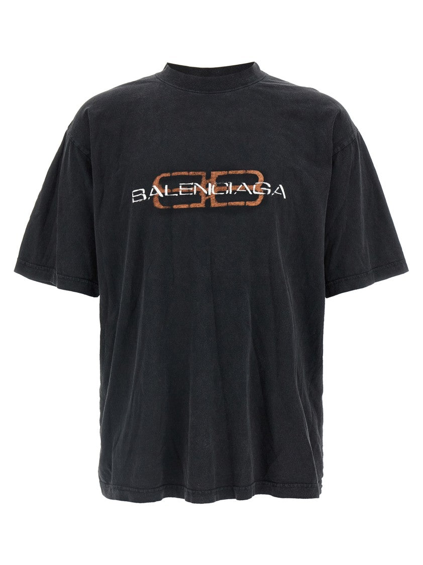 Balenciaga Logo Print T-Shirt