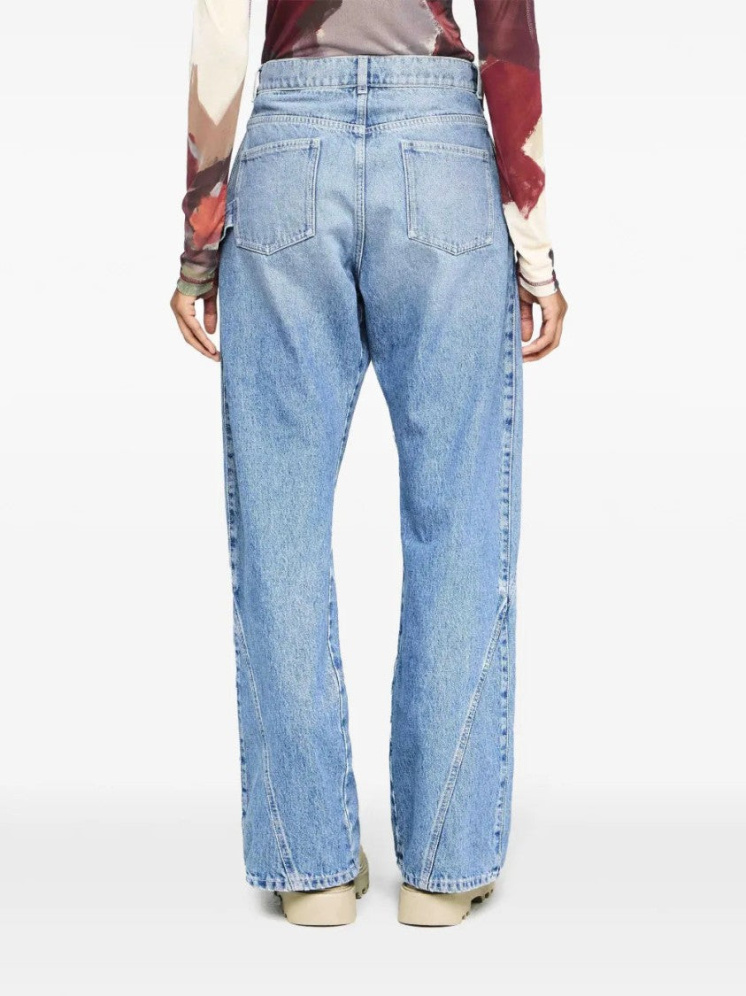 J. W. Anderson Blue Workwear Straight-Leg Jeans