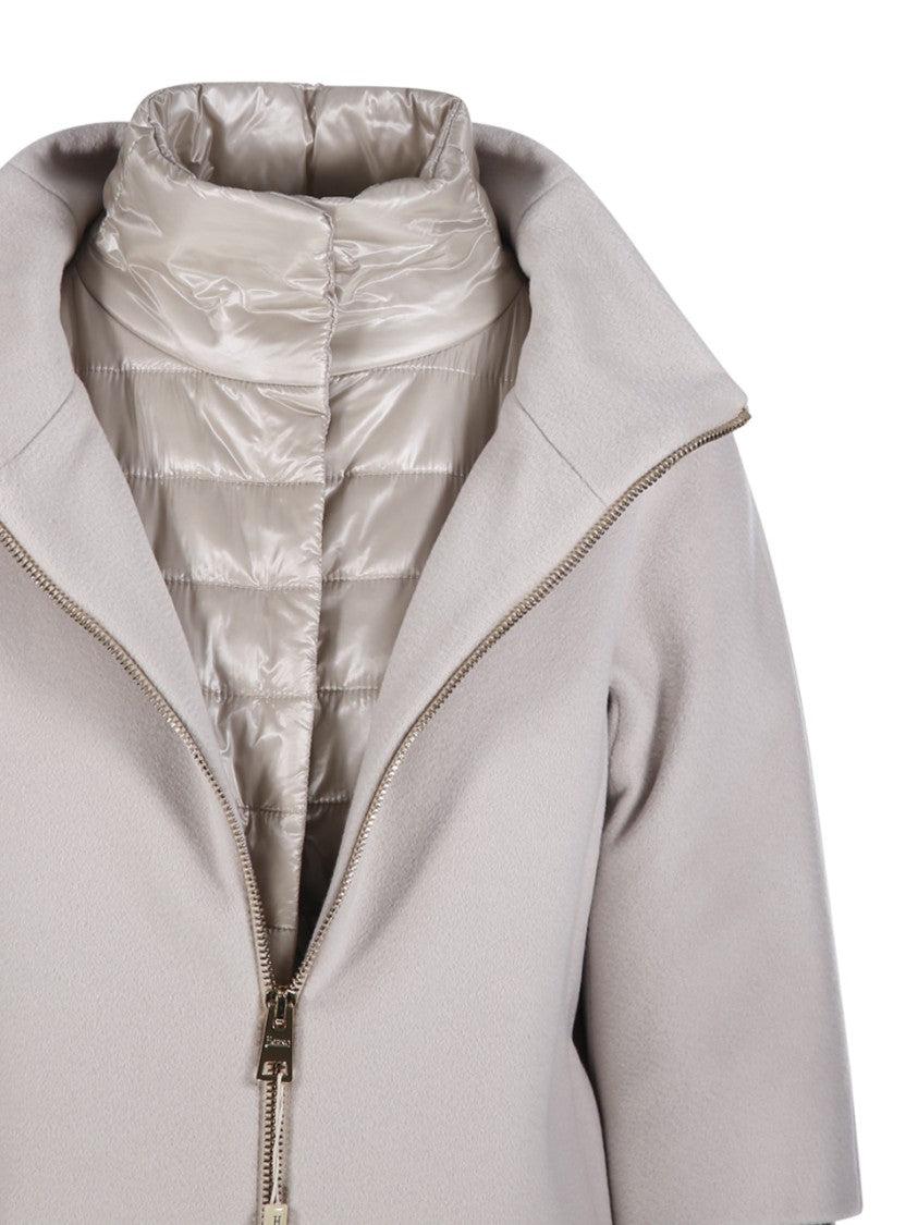 Herno High Collar Wool Coat