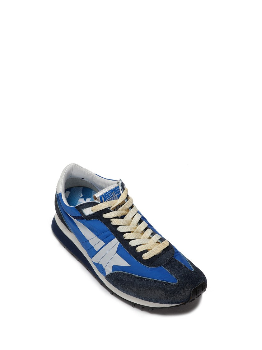 Golden Goose Running Marathon Nylon Upper Suede Sneakers
