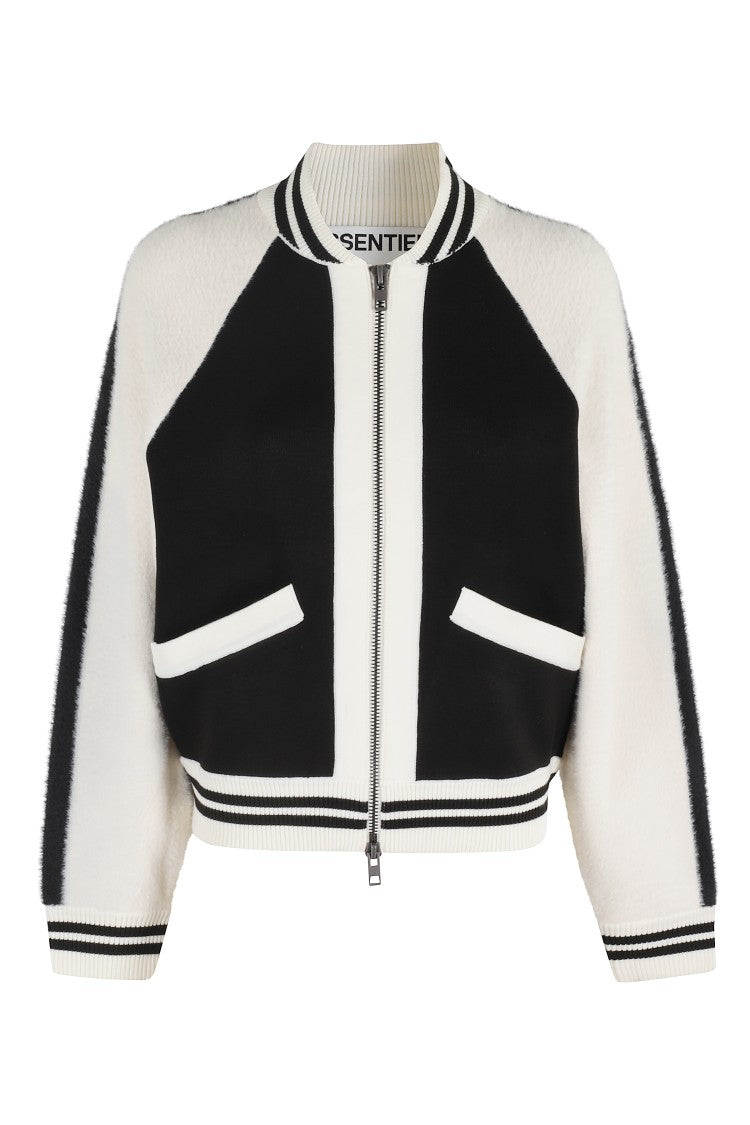 Essentiel Antwerp Idol Knitted Bicolur Jacket