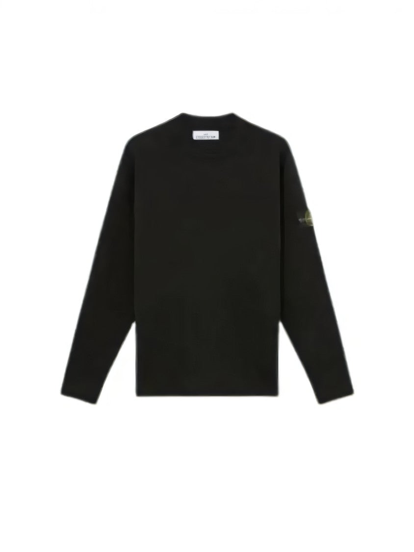 Stone Island Classic Long-Sleeve Sweater With Subtle Logo Detail