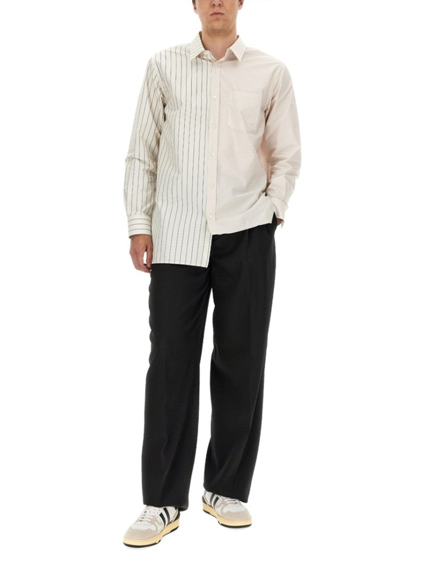 Lanvin Tailored Black Wool Wide Leg Pants