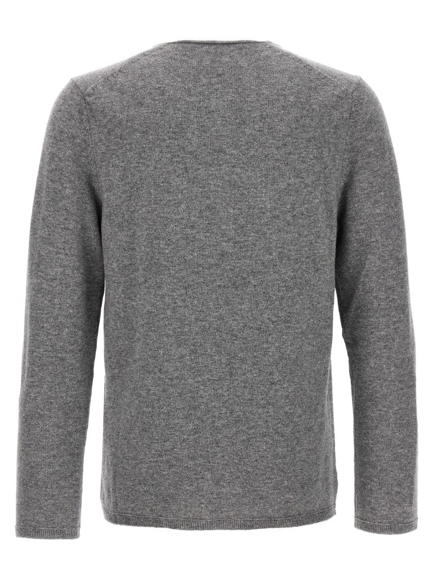 Comme Des Garçons Intarsia Wool Sweater With Crocodile Design