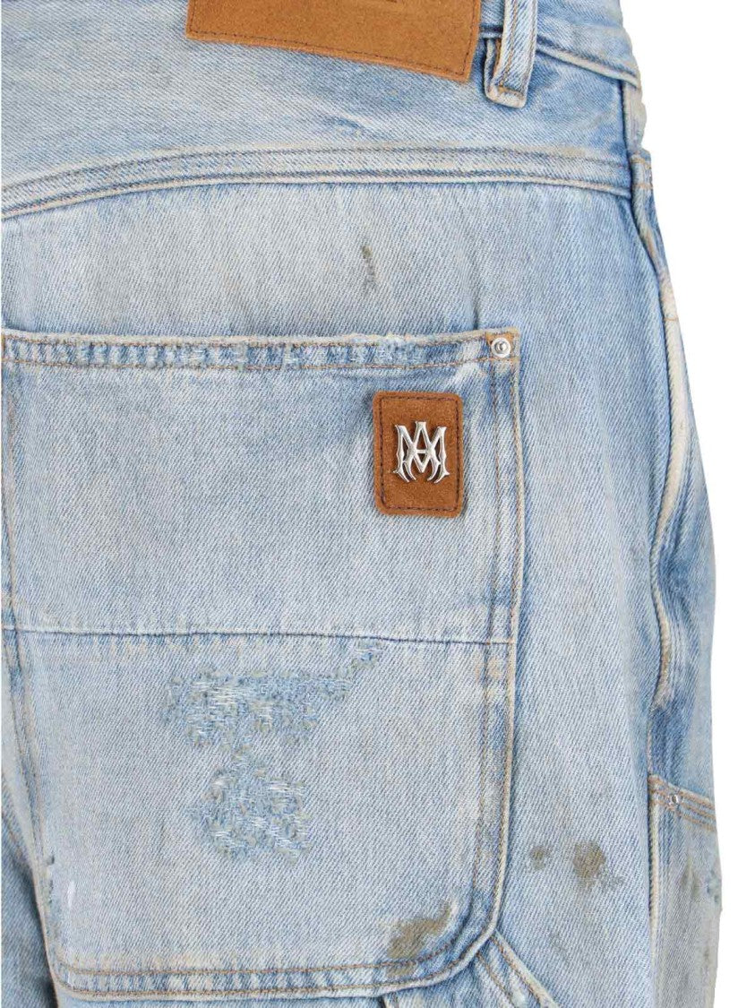 Amiri Carpenter Jeans Light Blue Denim