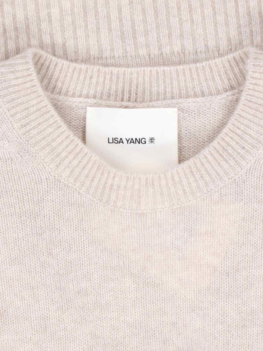 Lisa Yang Fine Knit Sweater With Crew Neckline