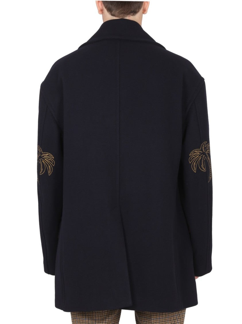 Palm Angels Double-Breasted Coat