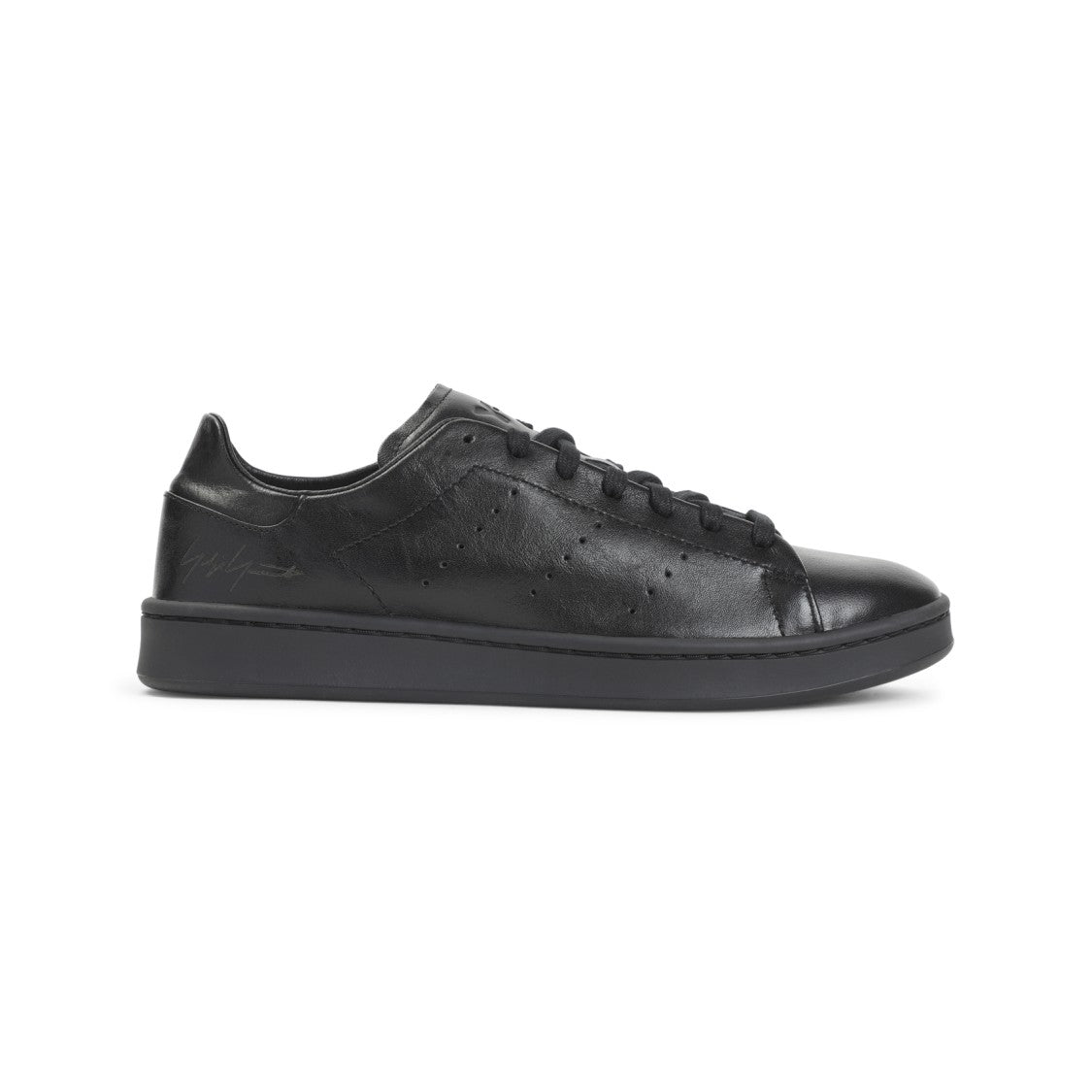 Y-3 Stan Smith Black Leather Sneakers