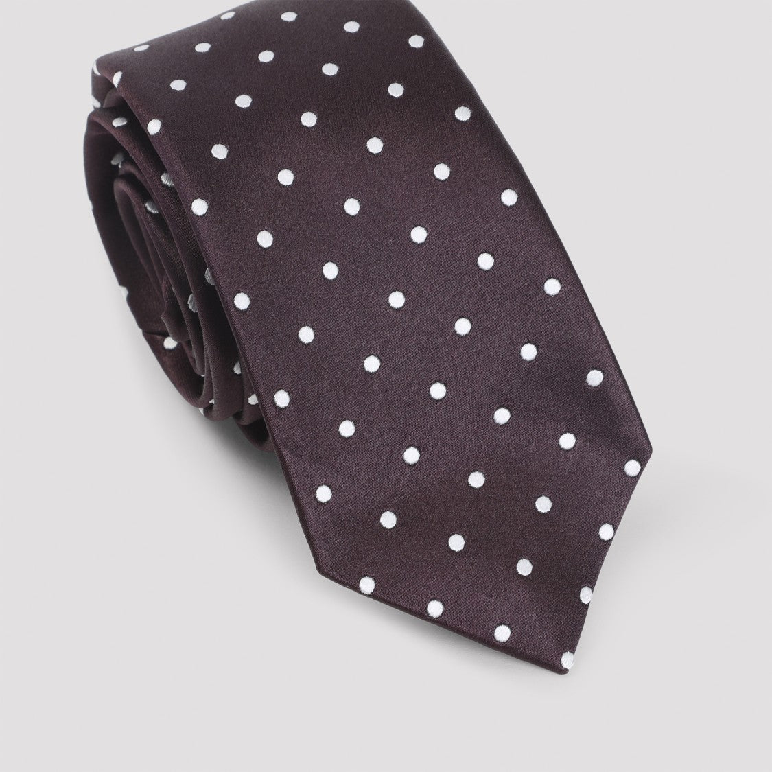 Tom Ford Dark Burgundy Red Silk Mulberry Tie