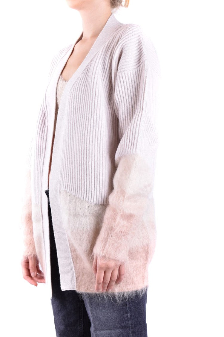 Dondup Gradient Knit Sweater With Ribbed Upper