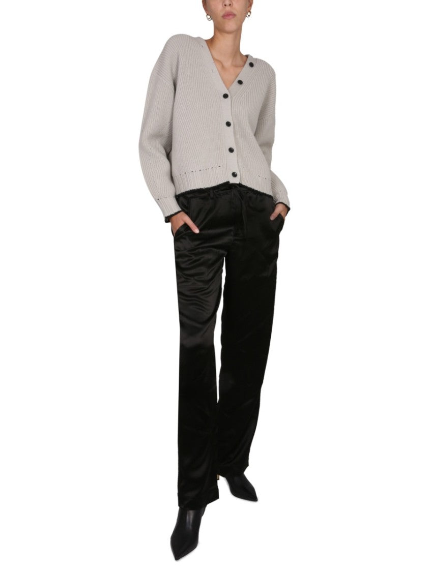 Proenza Schouler X White Label Slouch Fit Pants With Elastic Waistband