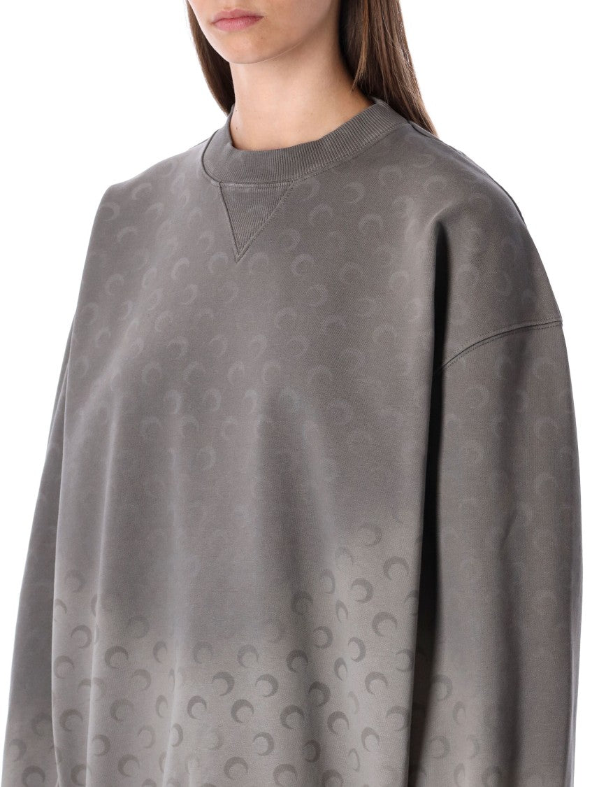 Marine Serre Moon Degrade Crewneck Sweatshirt