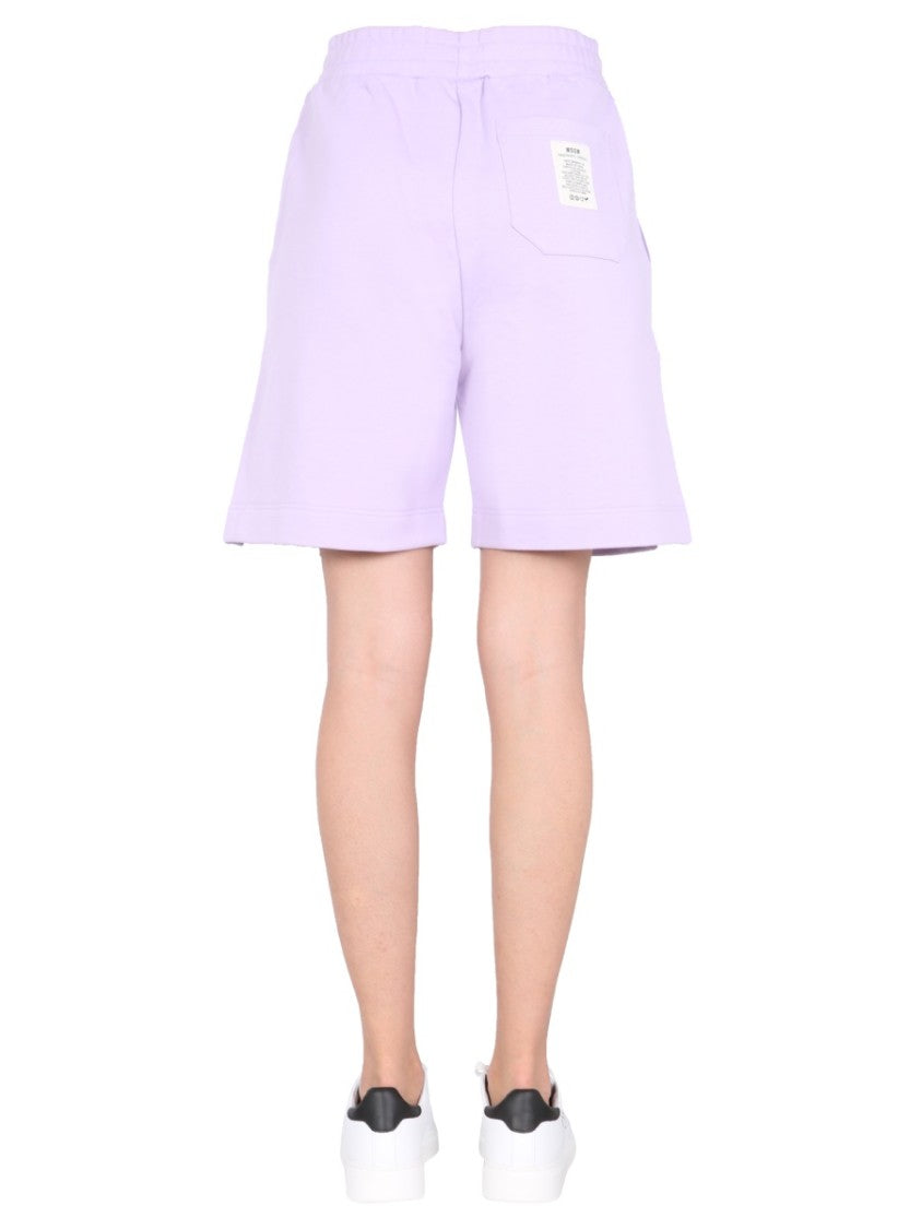 Msgm "Fantastic Green" Bermuda
