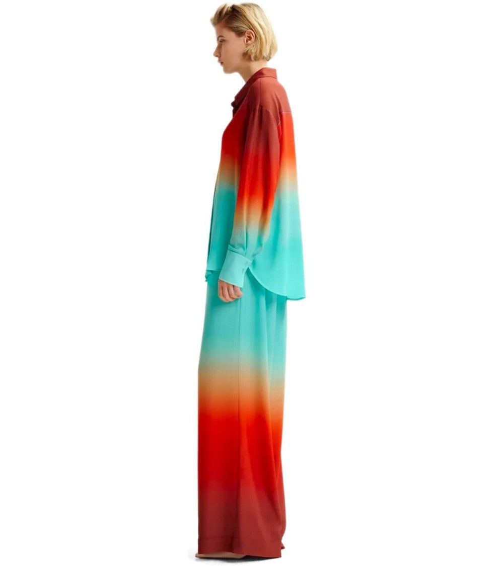Essentiel Antwerp Hug Tie Dye Orange Pants
