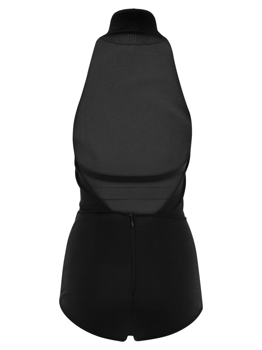 Max Mara Apogeo1234 - Viscose Turtleneck Jersey Bodysuit