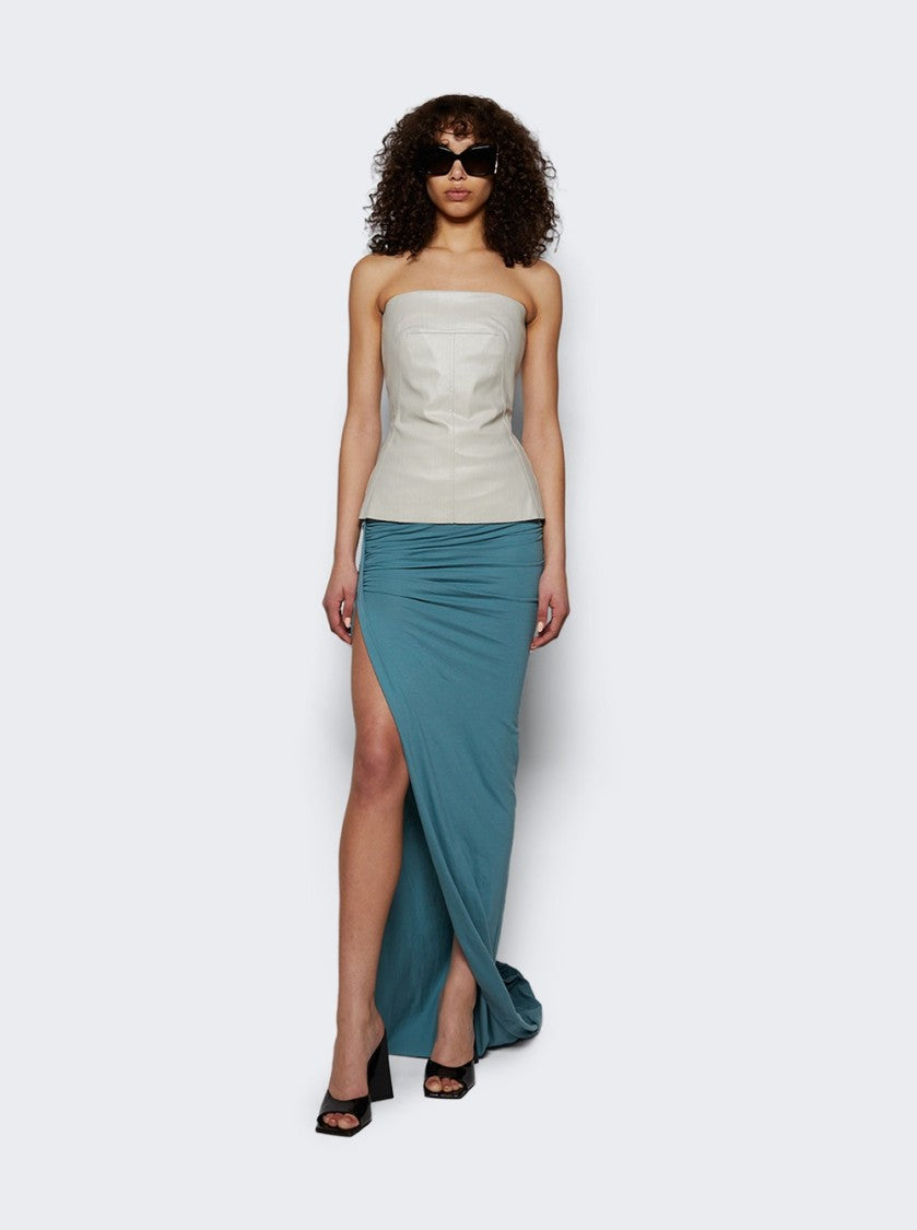 Rick Owens Denim Bustier Top Dinge