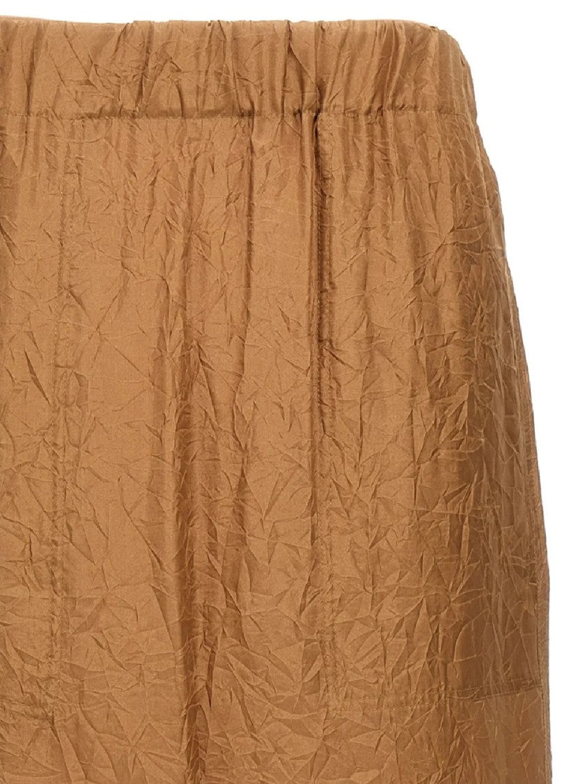 Max Mara Aerosio1234 Crinkled Mid-Calf Skirt