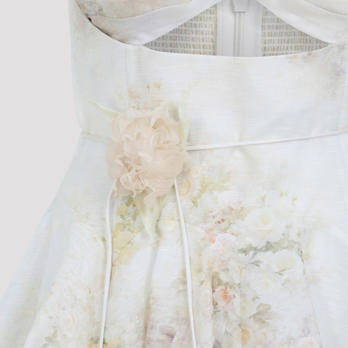 Zimmermann Memento Twist Front Mini Dress