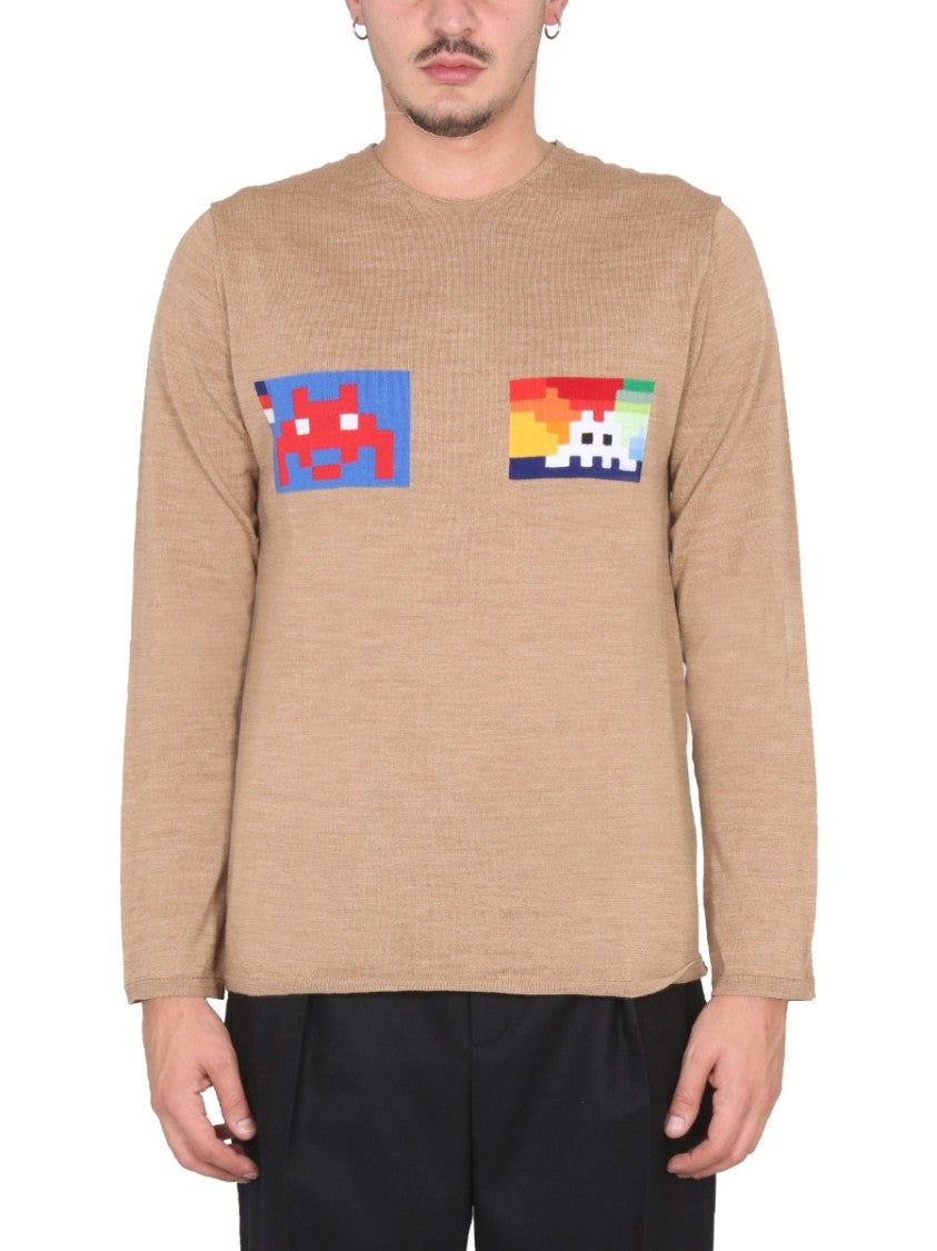 Comme Des Garçons Regular Fit Wool Jersey