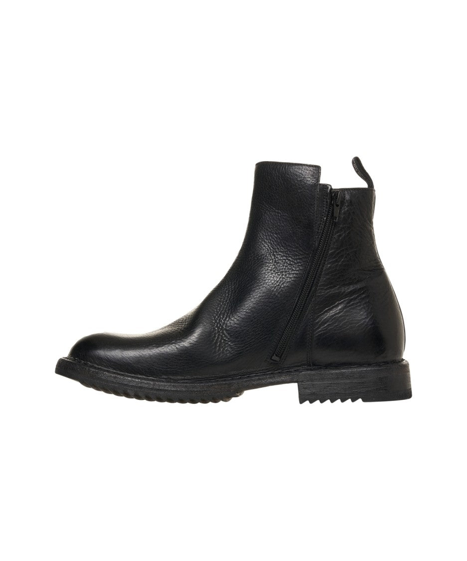 Moma Rick' Leather Ankle Boots