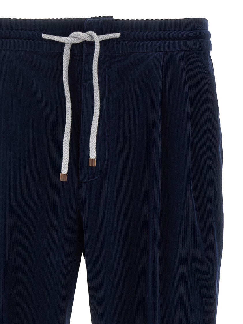 Brunello Cucinelli Garment-Dyed Corduroy Trousers