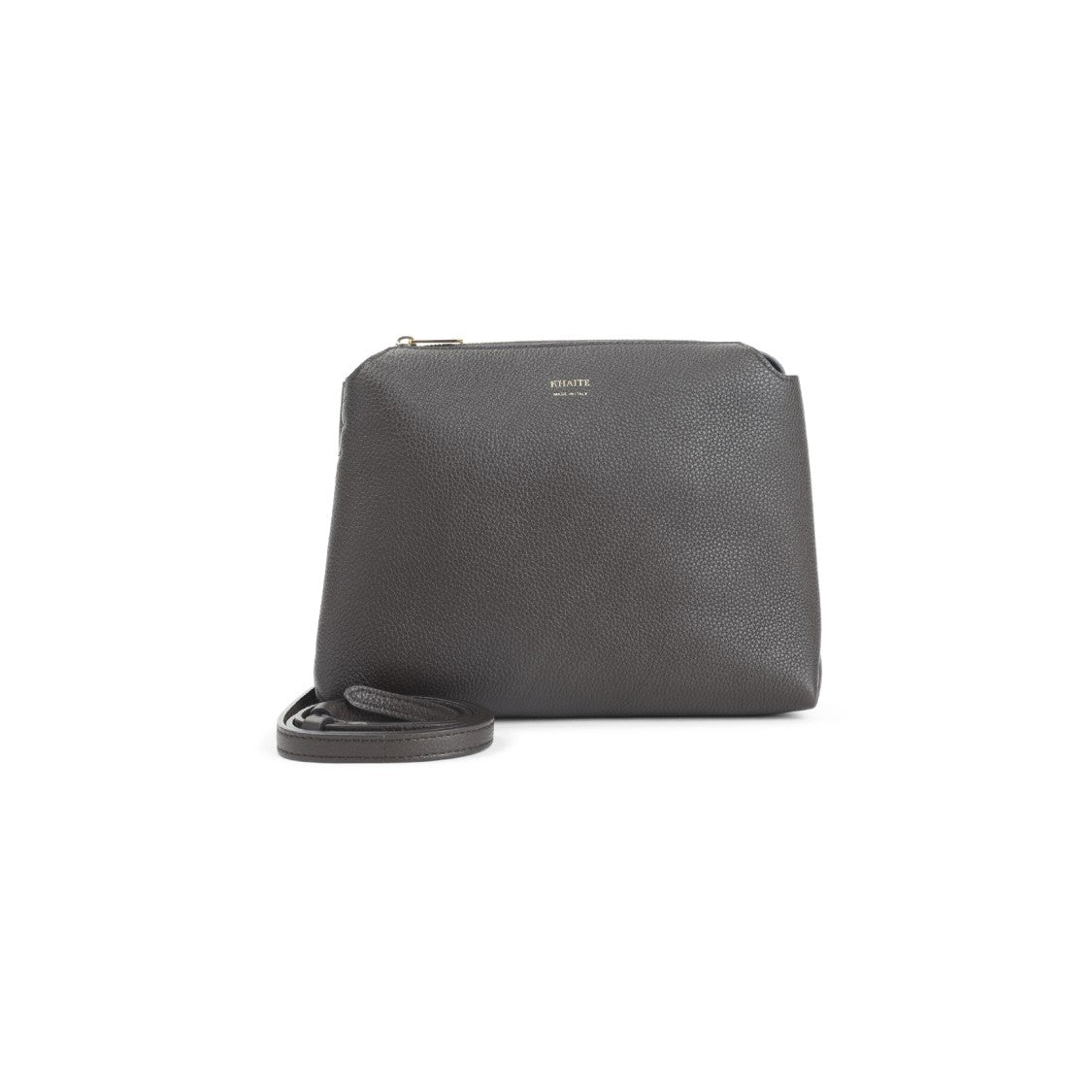Khaite Structured Crossbody Bag In Textured Calf Leather