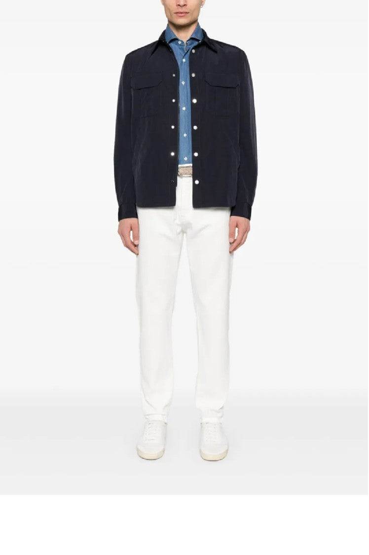 Brunello Cucinelli Classic Black Shirt Jacket