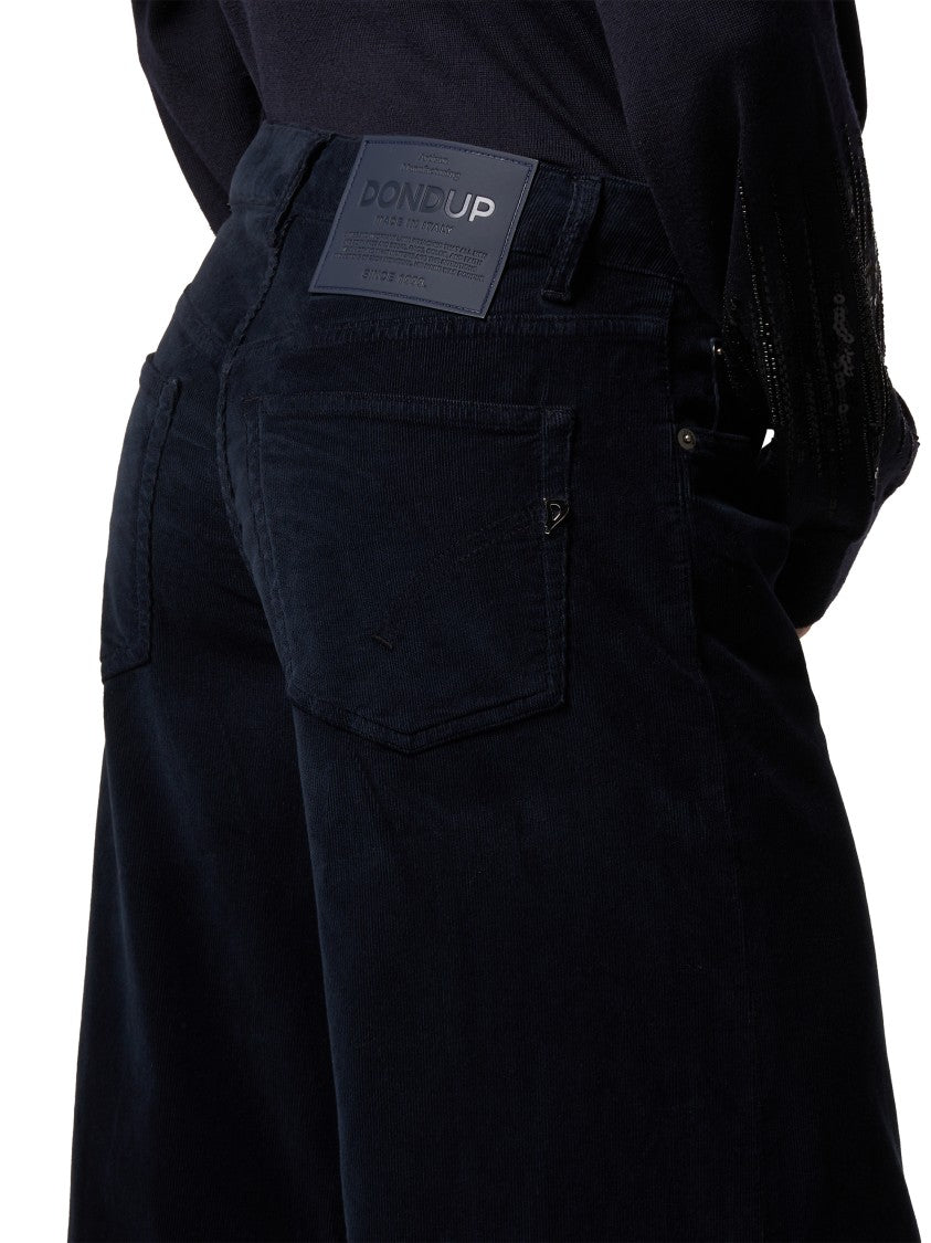 Dondup Straight Leg Trousers With Tailored Fit