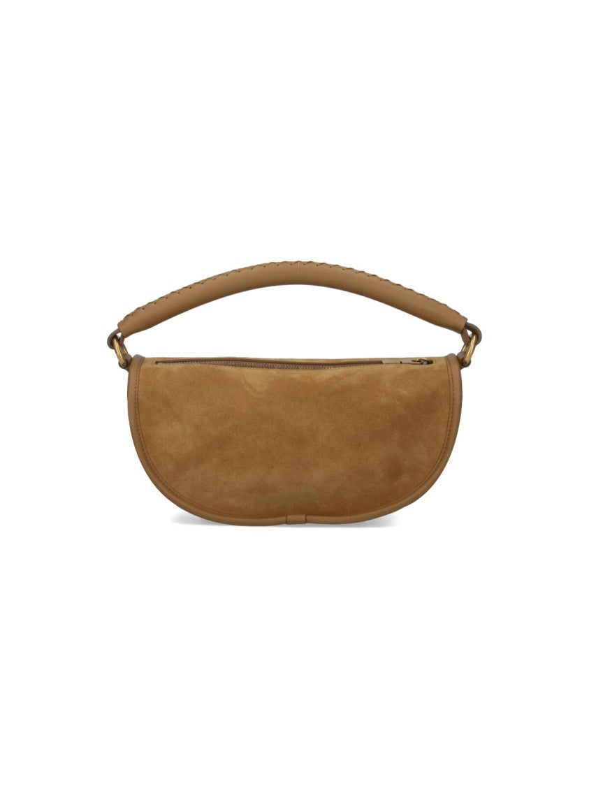Burberry "B Clip" Shoulder Bag Brown