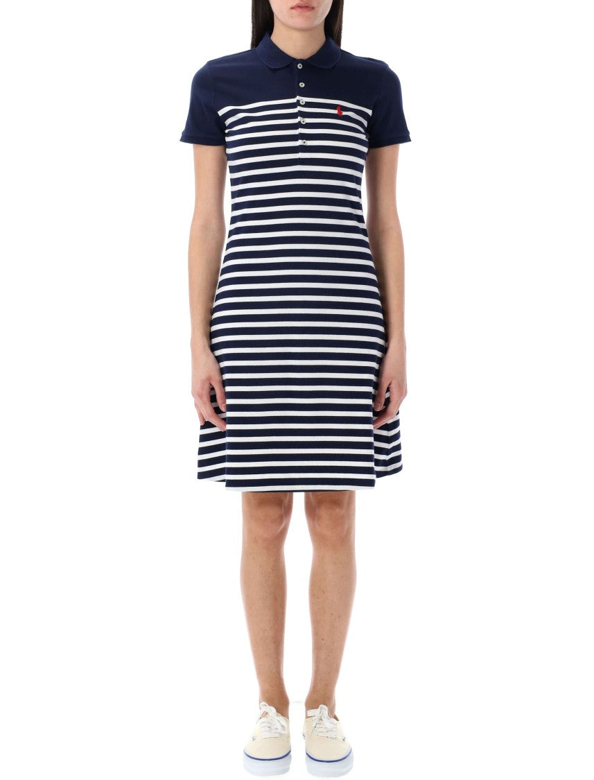 Polo Ralph Lauren Triped Polo Midi Dress