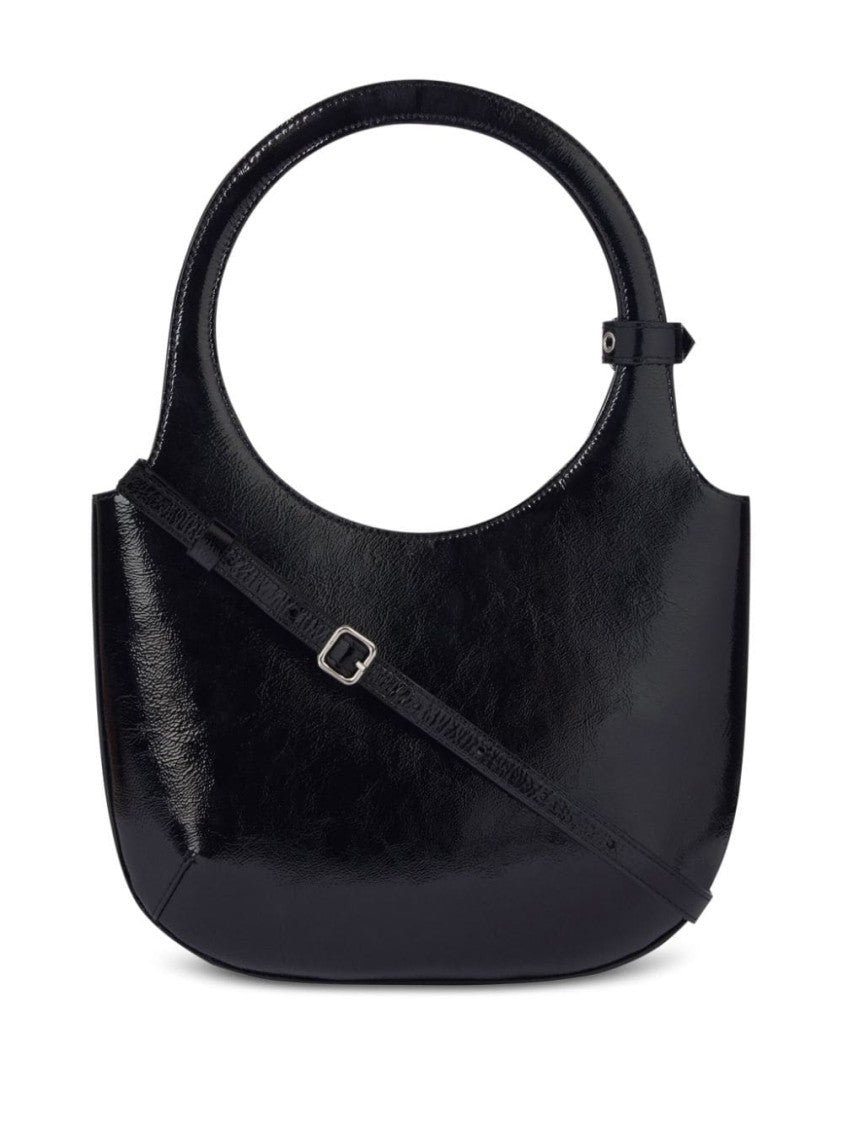 Courrèges Calf Leather Bag With Silver-Tone Logo