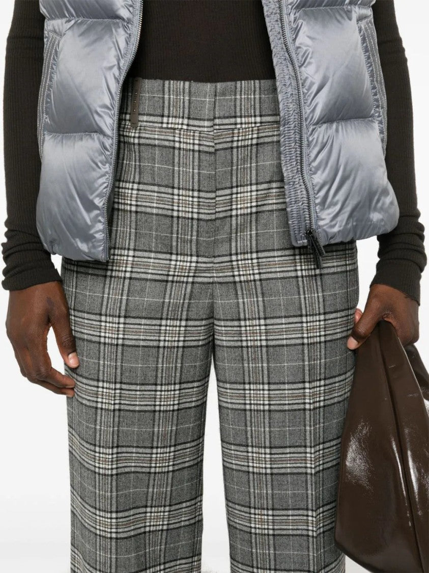Peserico Tartan-Check Trousers