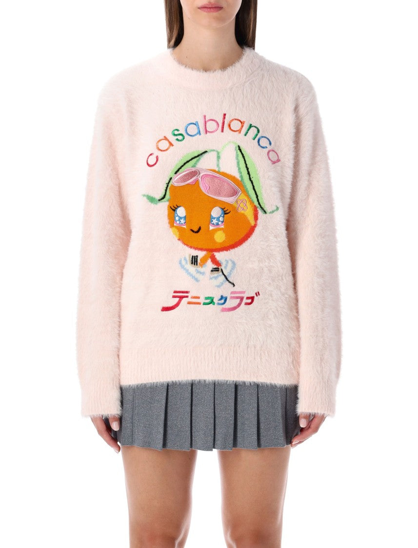 Casablanca Character Intarsia Knit