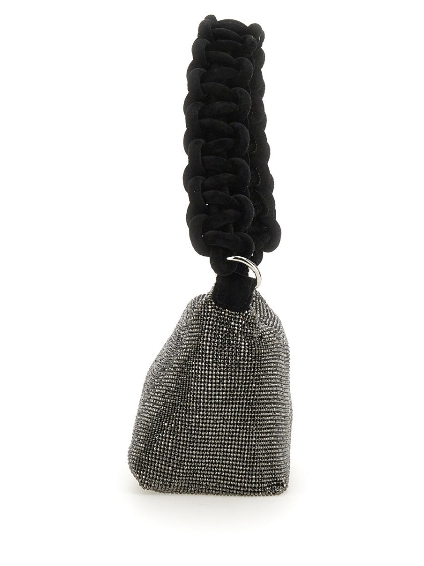 Kara Bag With Knotted Handle And Textured Surface