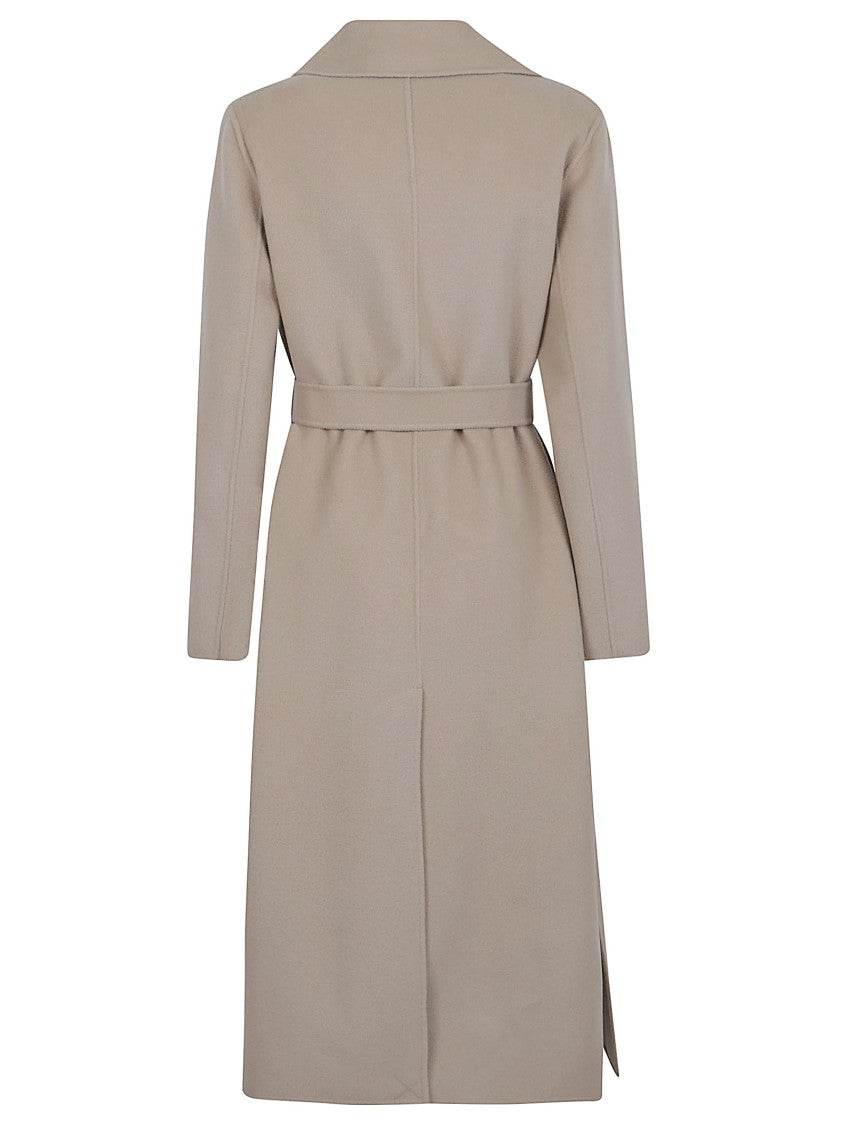 Max Mara Tailored Midi Coat With Wide Lapel