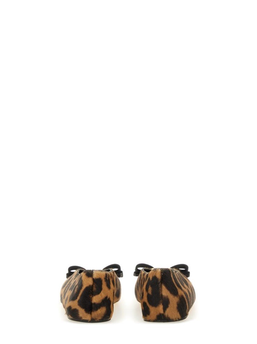 Ferragamo "Vara" Ballerina With Bow