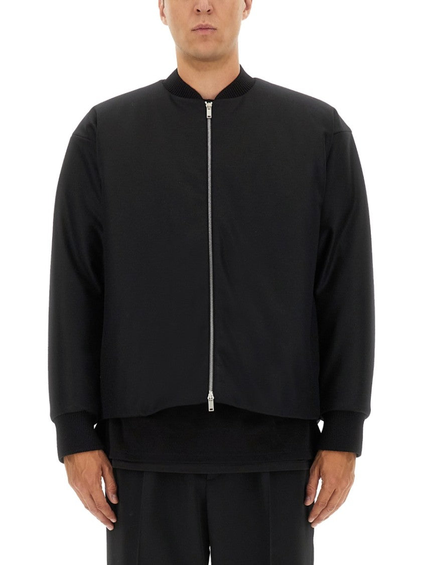 Jil Sander Wool Bomber Jacket