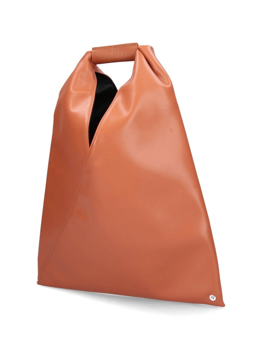 Mm6 By Maison Margiela "Japanese" Small Tote Bag Brown