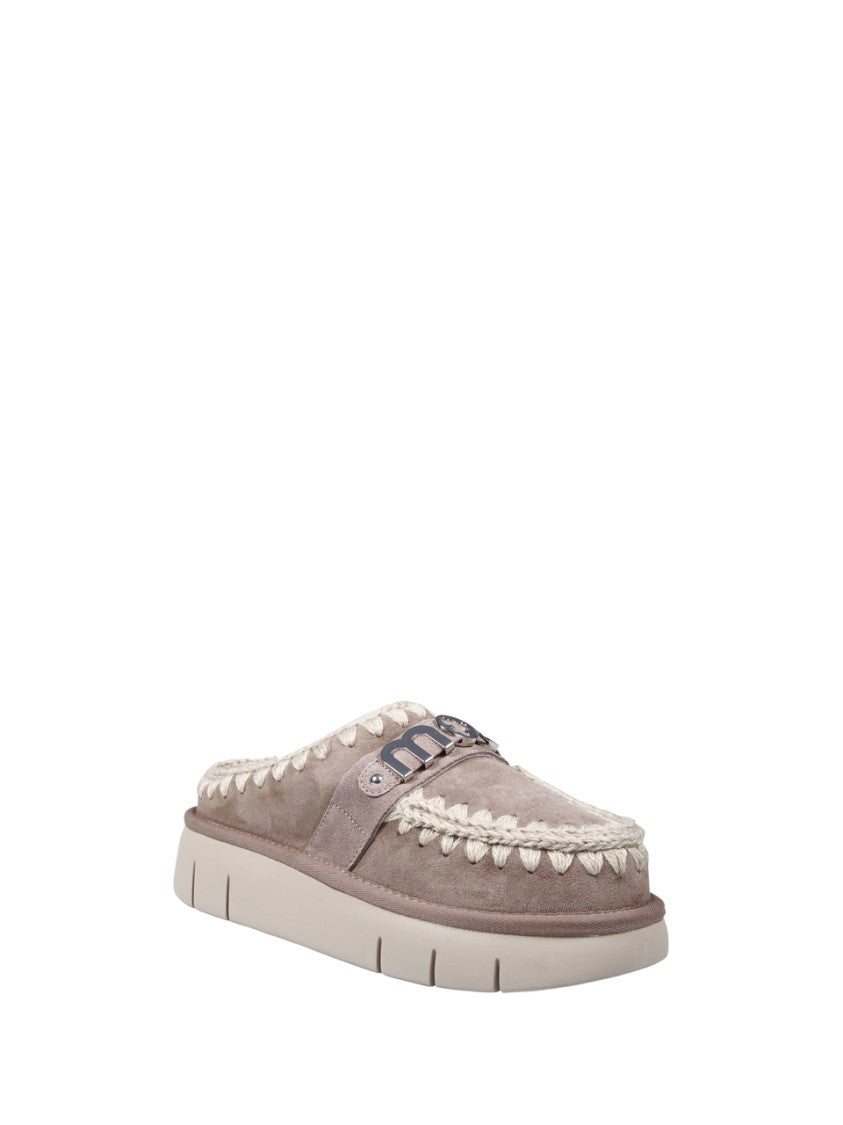 Mou Bounce Clog Metal Logo Mule