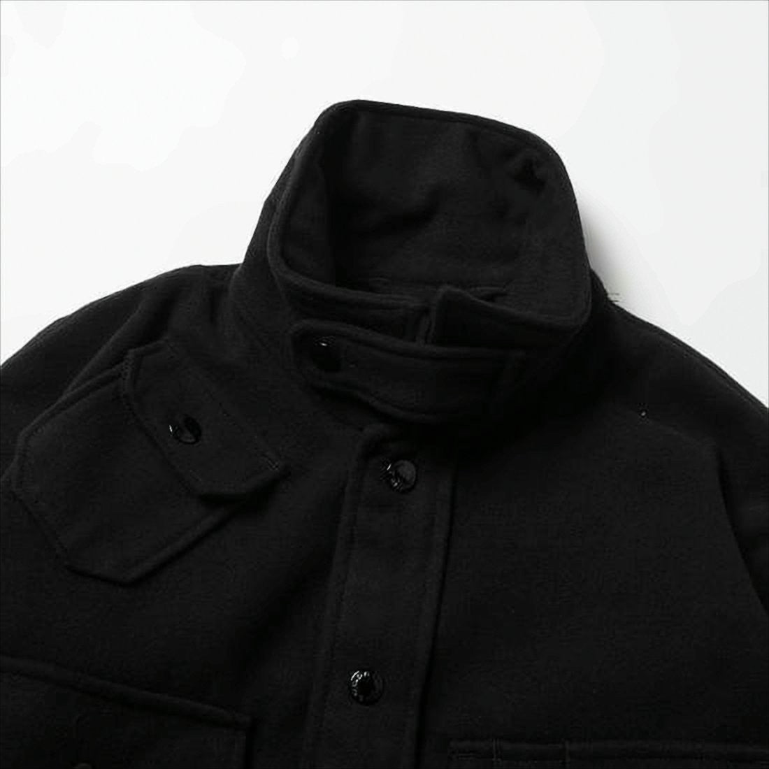 Engineered Garments Structured Black Jacket With Front Pockets