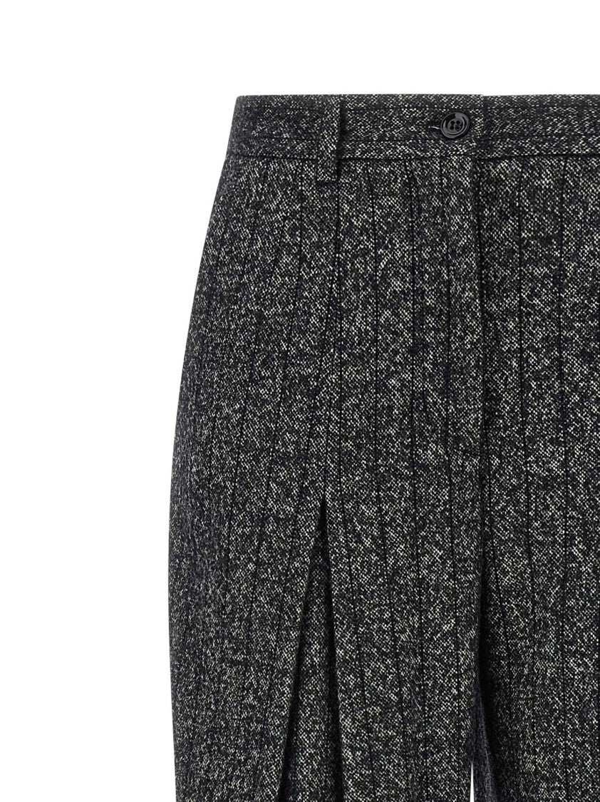 Dolce & Gabbana Striped Wool Pants