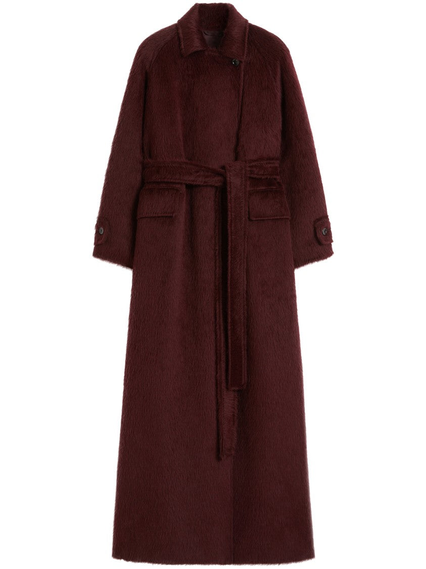 Max Mara Alpaca And Virgin Wool Blend Coat