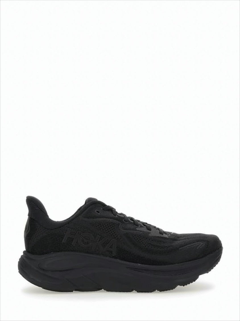 Hoka Breathable Mesh Sneakers With Durable Rubber Sole