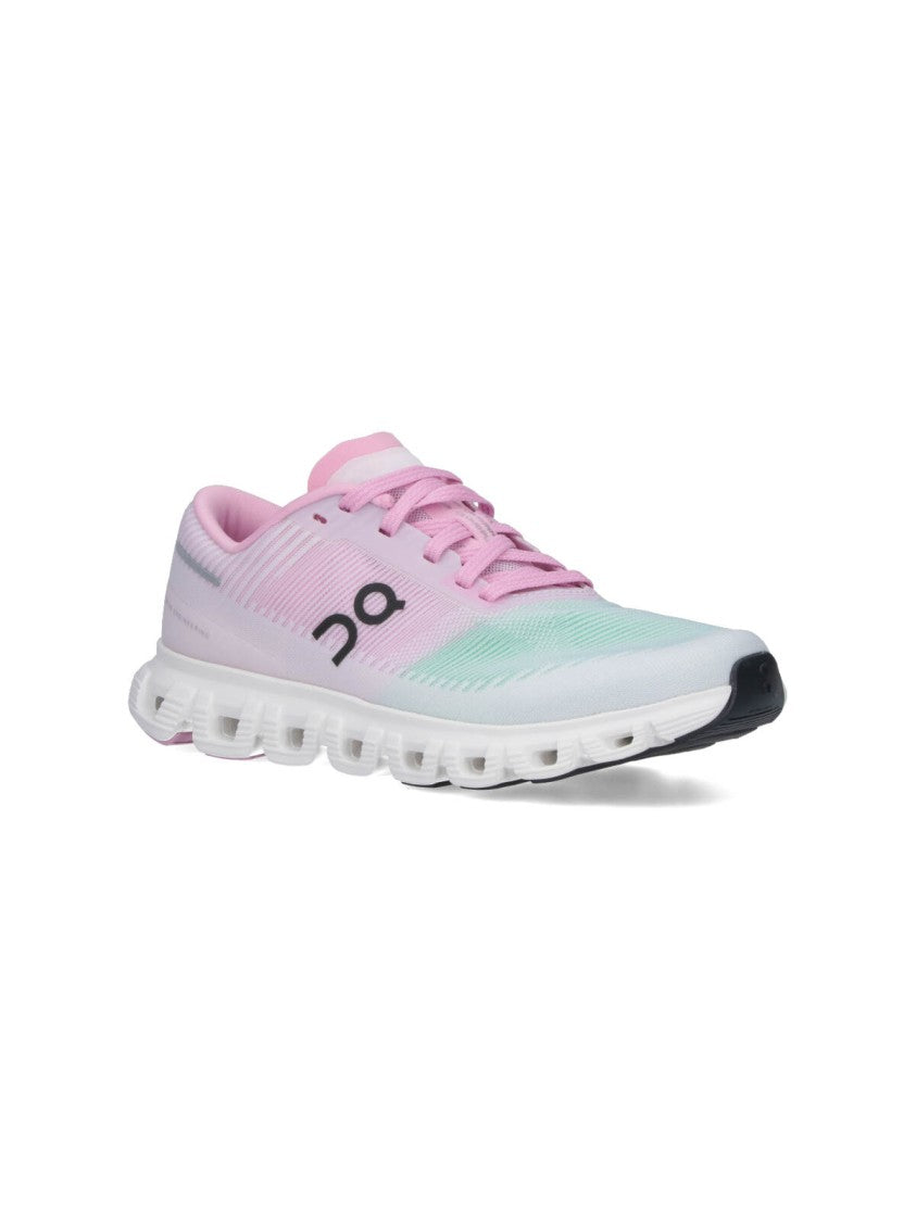 On Gradient Design Sneakers With Segmented White Sole