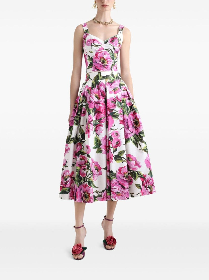 Dolce & Gabbana Top With Flower Print
