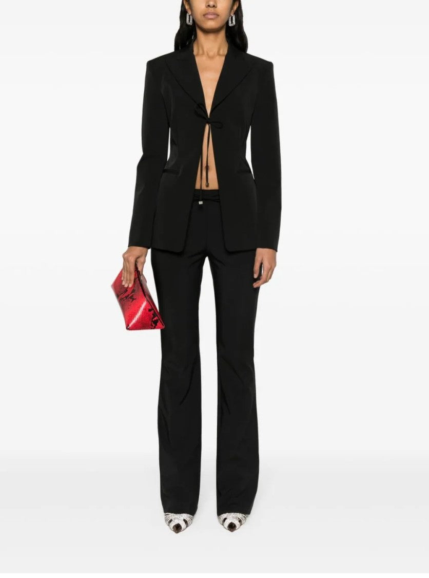 Blumarine Black Single-Breasted Jacket